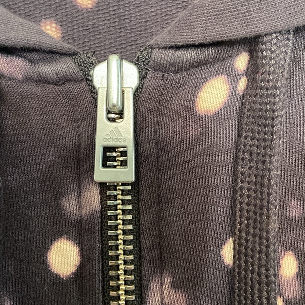 RARE Stella McCartney + Adidas distressed purple zip up hoodie - Picture 6 of 16